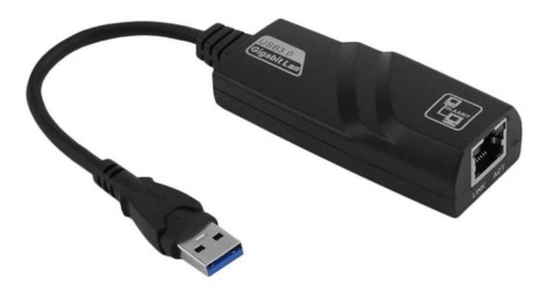 Imagem de Cabo Adaptador Internet Usb 3.0 Lan Rj45 Gigabit 10/100/1000