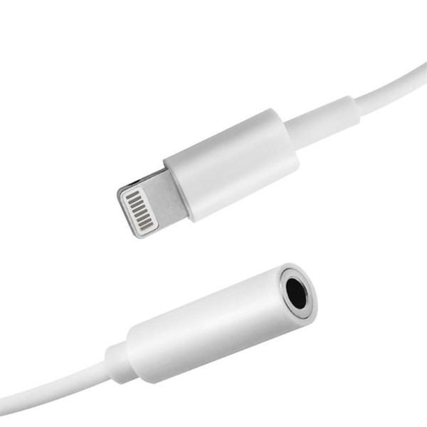 Imagem de Cabo Adaptador Lightning Certificado MFI para Fones de Ouvido P2 3,5MM