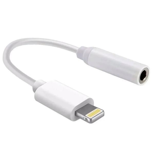 Imagem de Cabo Adaptador Lightning IOS para Fone de Ouvido P2 fêmea