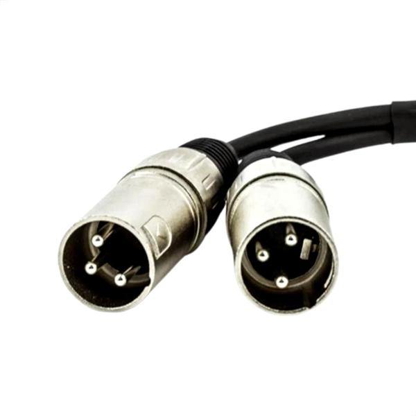 Imagem de Cabo Adaptador P10 Mono para 2 XLR Macho - 10 Metros