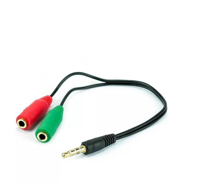 Imagem de Cabo Adaptador P3 P2 Combo Para Fone E Microfone Headset