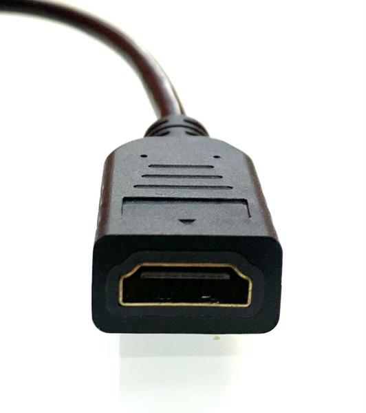 Imagem de Cabo Adaptador Rabicho Mini Hdmi Para Hdmi 30cm Nfe Atacado