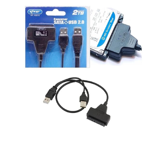 Imagem de Cabo Adaptador Sata Usb 2.5 Kp-Hd015 Knup