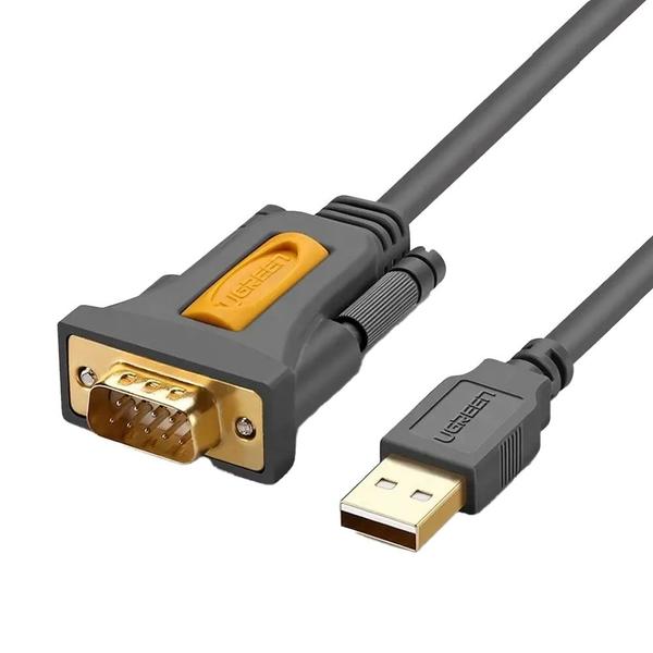 Imagem de Cabo Adaptador Serial Ugreen USB 2.0 para RS232 DB9 1.5 Metros