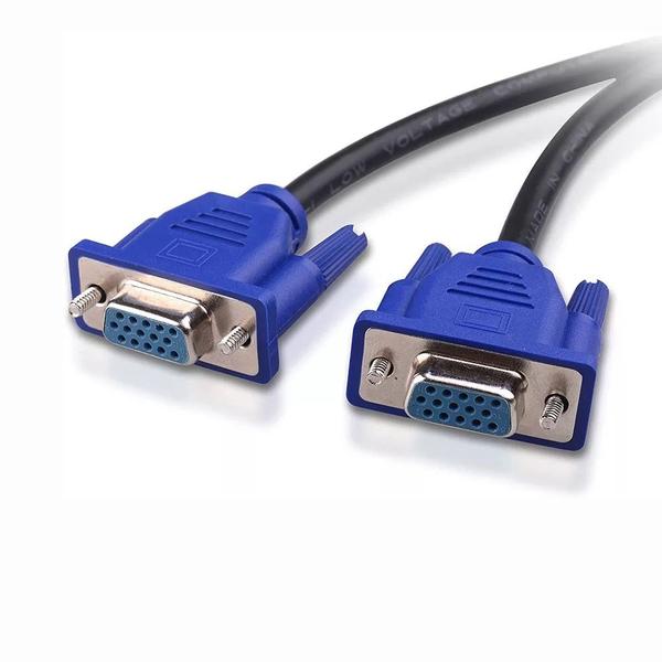 Imagem de Cabo Adaptador Splitter Duplicador Vga Y 1 Macho X 2 Femeas