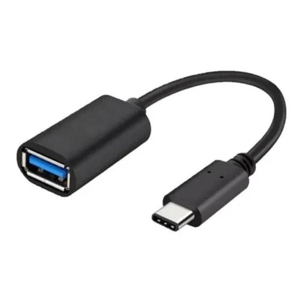 Imagem de Cabo Adaptador Tipo C Otg Pendrive Para Celular E Tablet - Granel