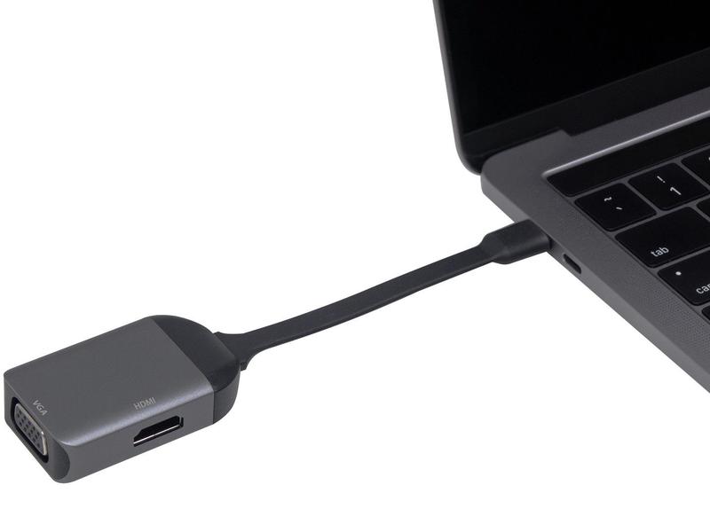 Imagem de Cabo Adaptador USB-C para HDMI VGA