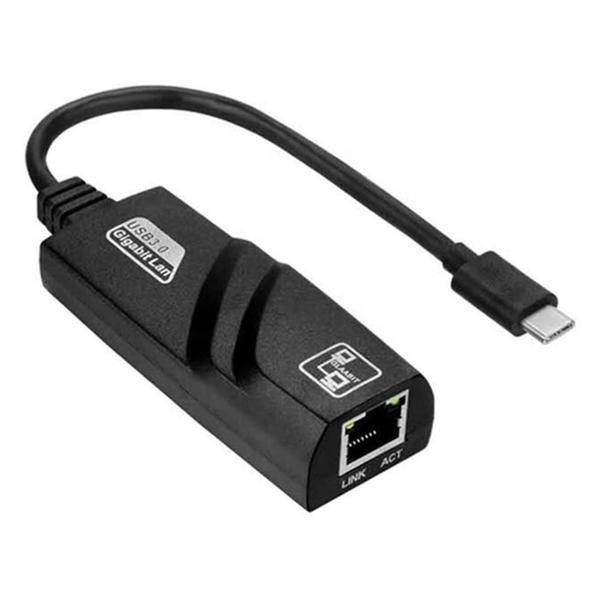 Imagem de Cabo Adaptador Usb-c Para Rj45 Lan Ethernet 1000mbps Gigabit