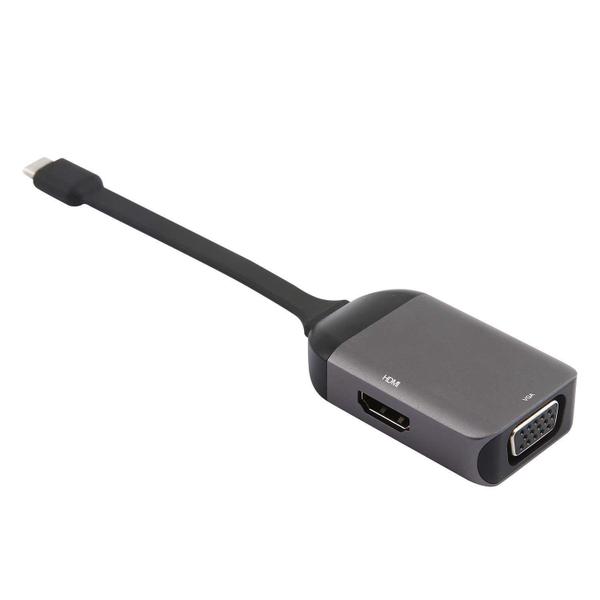 Imagem de Cabo Adaptador Usb-C Para Vga E Hdmi Geonav