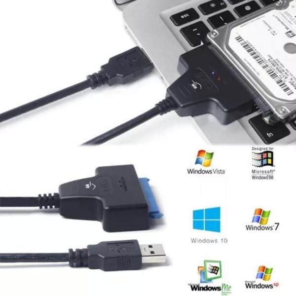 Imagem de Cabo Adaptador Usb Para Sata 2.0 E 3.0 Lotus