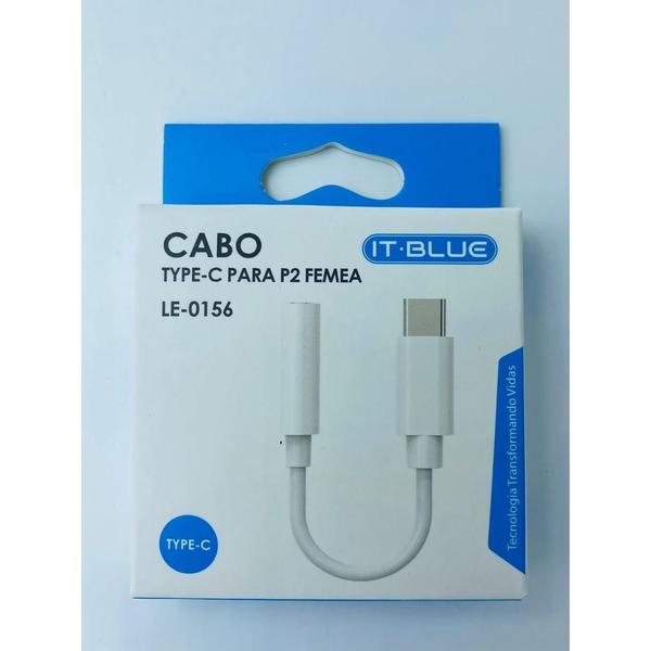 Imagem de Cabo Adaptador Usb Tipo C Para P2 Femea It Blue Le