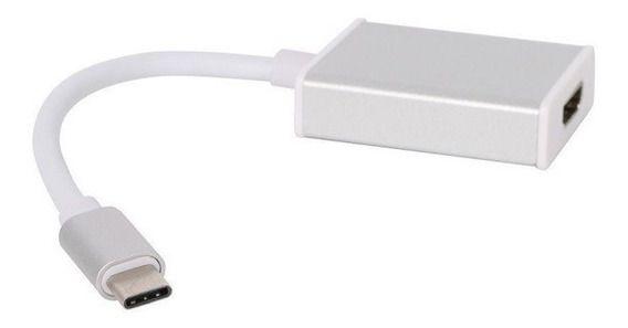 Imagem de Cabo Adaptador Usb Tipo C Thuderbolt 3 Para Displayport Femea