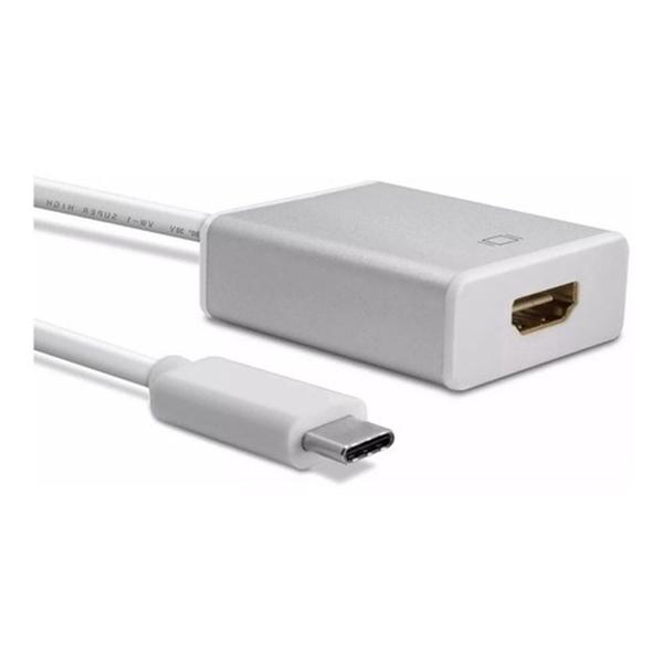 Imagem de Cabo Adptador HDMI Fêmea para USB-C USB 3.1 Suporta Resoluções 4K