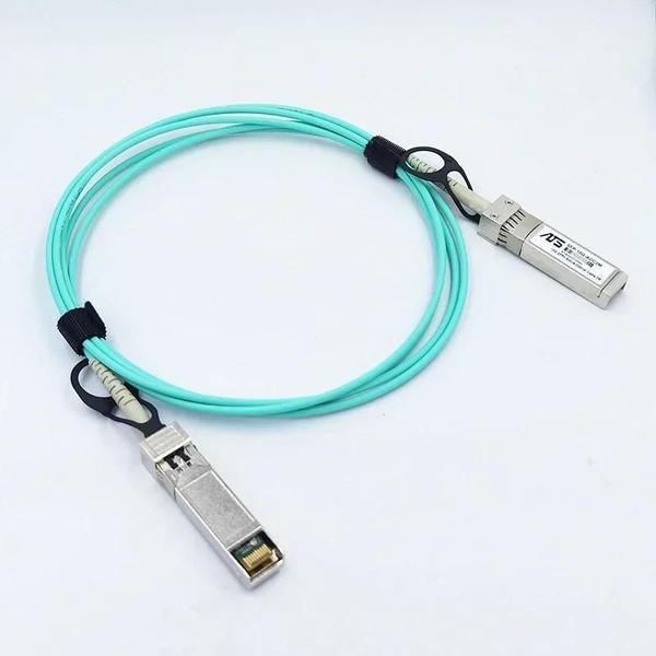 Imagem de Cabo AOC 10G SFP+ De Alta Velocidade OM3 10GBASE Compatível Com Cisco Huawei MikroTik HP Intel Dell