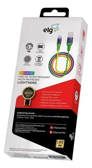 Imagem de Cabo ARCO IRIS Lighthing - Cabo 1 mts ELG - L810RB