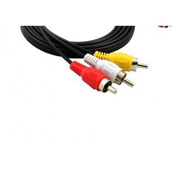 Imagem de Cabo Audio/Video 3Rca + 3Rca 1,50M - Kit C/10 Peca