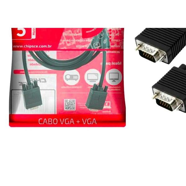 Imagem de Cabo Audio/Video Pix Vga 5M Preto - 018-9555