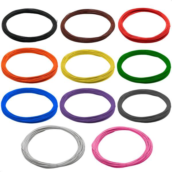 Cabo Automotivo Flexivel 0,50mm 100% Cobre 25 Mts Colorido - TC Imagem de Cabo Automotivo Flexivel 0,50mm 100% Cobre 25 Mts Colorido