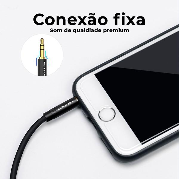 Imagem de Cabo Auxiliar Audio P2 Celular Carro Som Fone 50cm Vention