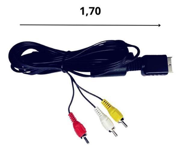 Imagem de Cabo Av Audio E Video Rca Para Playstation 1, Ps2