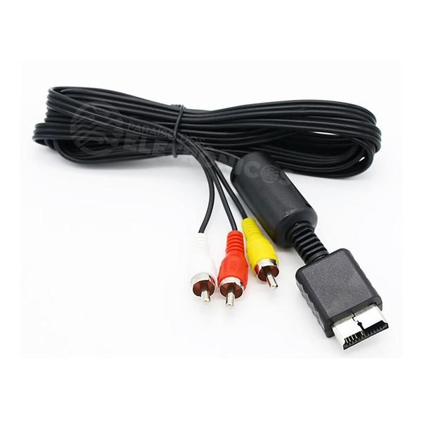 Cabo Av Audio E Video Rca PS1, Ps2 E Ps3 1.80 - Lenox Imagem de Cabo Av Audio E Video Rca PS1, Ps2 E Ps3 1.80