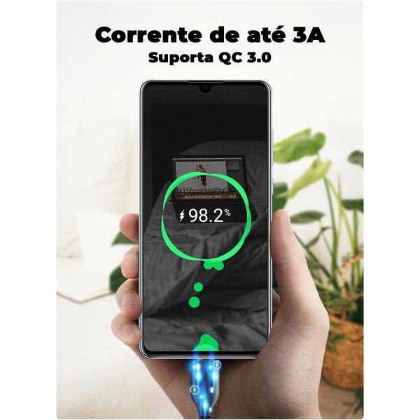 Imagem de Cabo CableTime USB C Para USB A 3.0 Carregamento Rápido 50cm