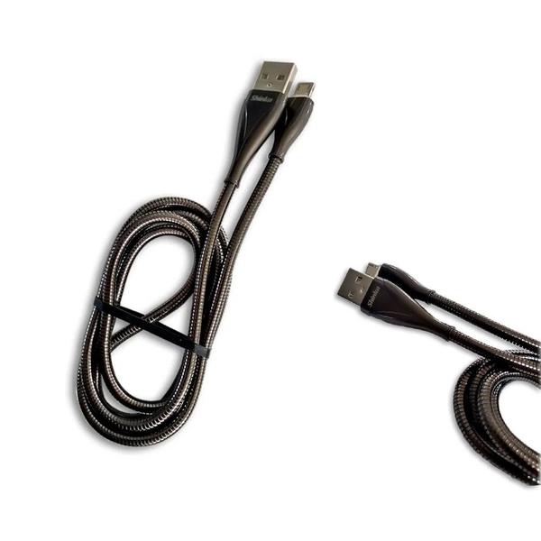 Imagem de Cabo carregador micro usb v8 metalizado 3a shinka cb-v8-meta