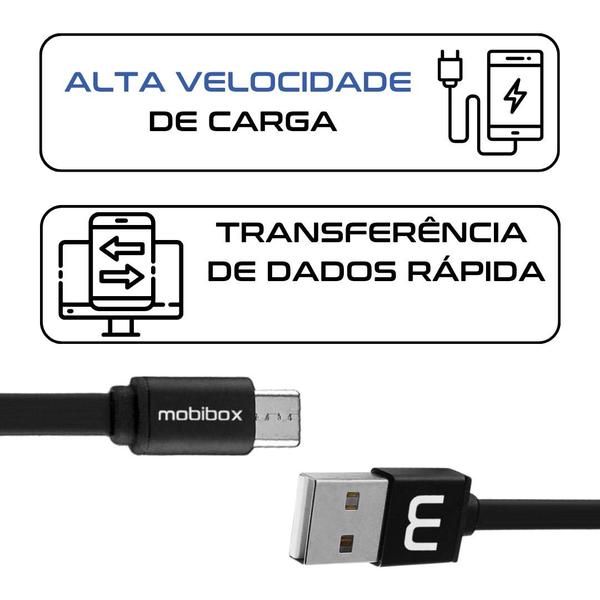 Imagem de Cabo carregador turbo - Tipo C / entrada USB - 2 metros - Original Garantia 1 ano - Ultra rápido