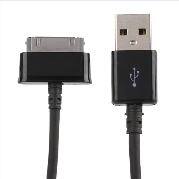 Imagem de Cabo Carregador USB Tablet Para Samsung Tab P1000 3110 P3100 P5110 Tab 2 Dados e Carga 30 Pinos Dock