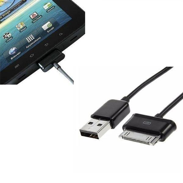 Imagem de Cabo Carregador USB Tablet Para Samsung Tab P1000 3110 P3100 P5110 Tab 2 Dados e Carga 30 Pinos Dock