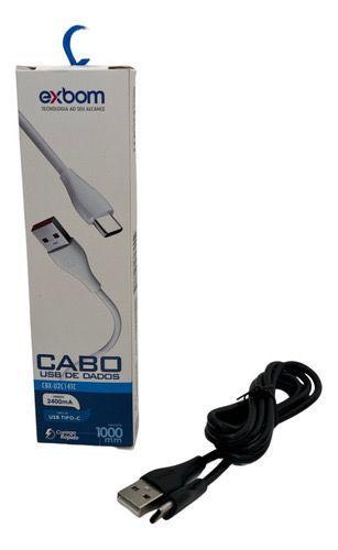 Imagem de Cabo Carregador USB Tipo-C Turbo Rápido e Resistente - Exbom