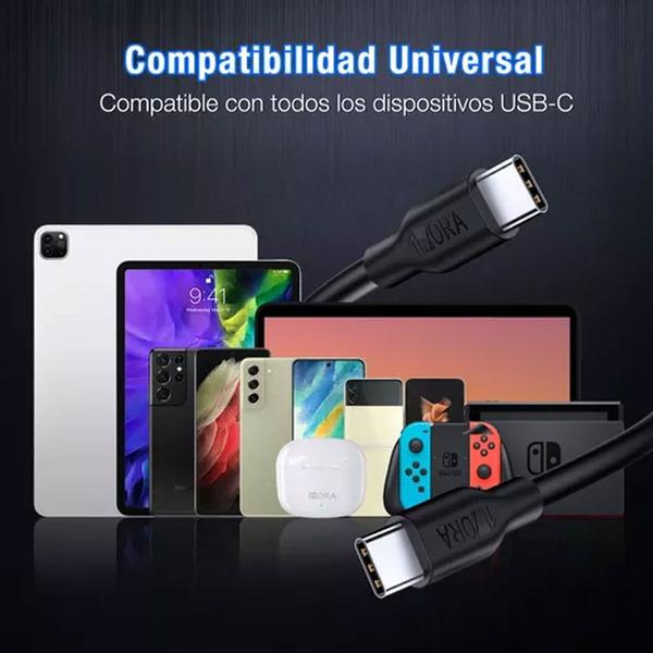 Imagem de Cabo Carregamento Rápido 1Hora Usb C Carga Rápida 3A