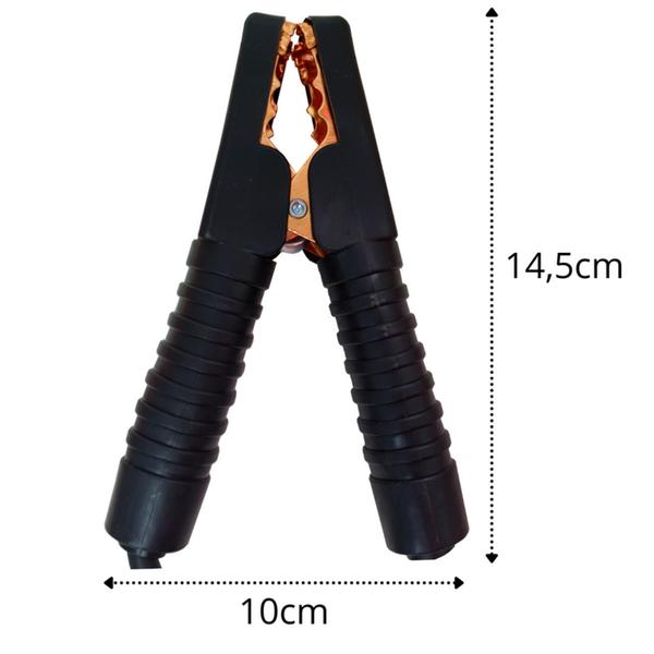 Imagem de Cabo Chupeta Bateria Transferência 600a 2,5 M Carro Caminhão