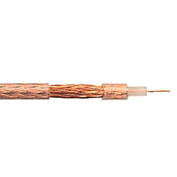 Imagem de Cabo Coaxial 6mm 95% Malha Cobre Cristal Bobina 100m Telecam