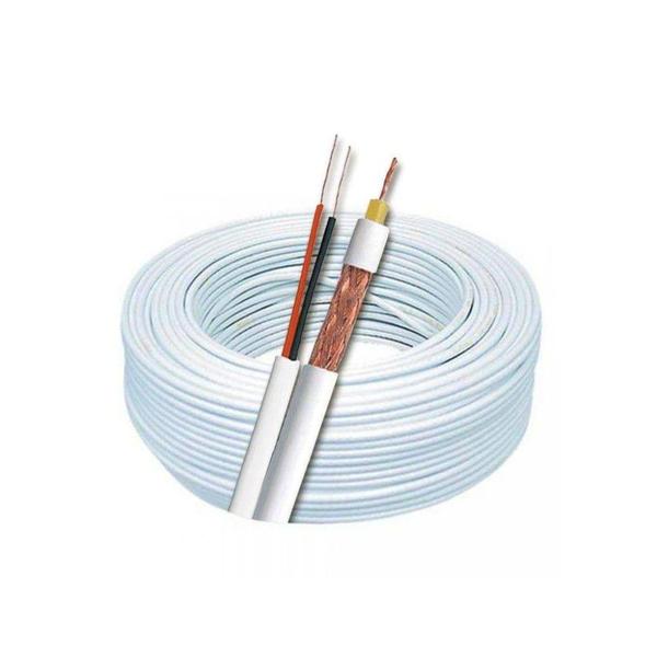 Imagem de Cabo Coaxial Blindado RG59 4MM 85% 2x22AWG 100m Giga - GS0226