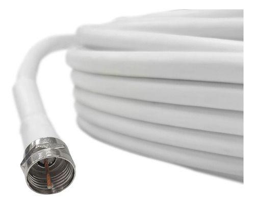 Imagem de Cabo Coaxial Branco Pra Tv 15 Metros Impedância 75 Ohms