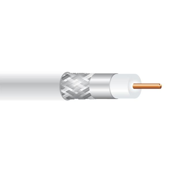 Imagem de Cabo Coaxial Cabletech Rge-06 60% Branco - 100 Metros