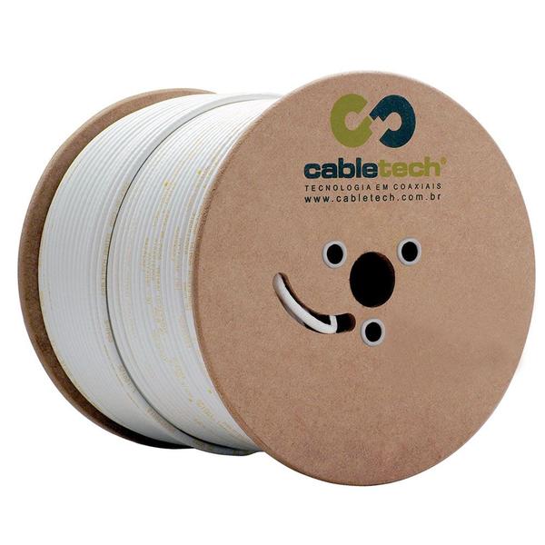 Imagem de Cabo Coaxial Cabletech RGE-06 TSNET Preto 305 Metros 802216000T00CB21