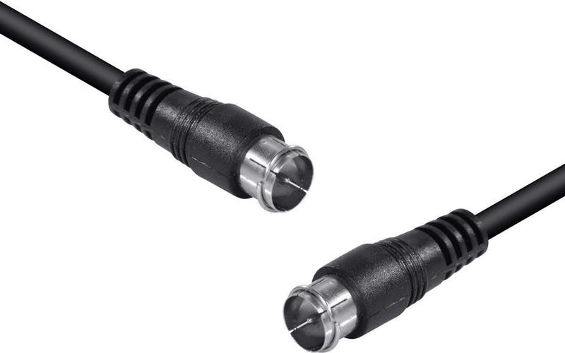 Imagem de Cabo Coaxial F Macho X F Macho 2 Metros Para Antena Cf+f-2 - PC / 10 F018