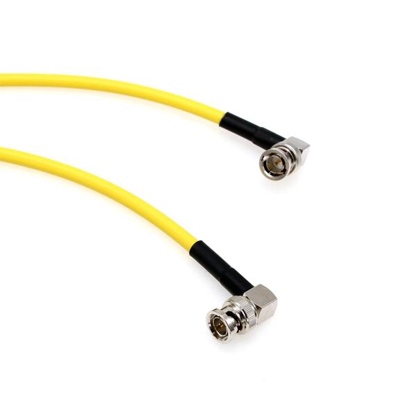 Imagem de Cabo coaxial HangTon 12G SDI 4K 60P BNC Video 30cm amarelo