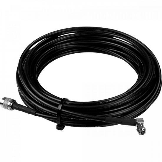 Imagem de Cabo coaxial p/ celular de mesa 15M RGC58 CF-215SMA Preto AQUARIO