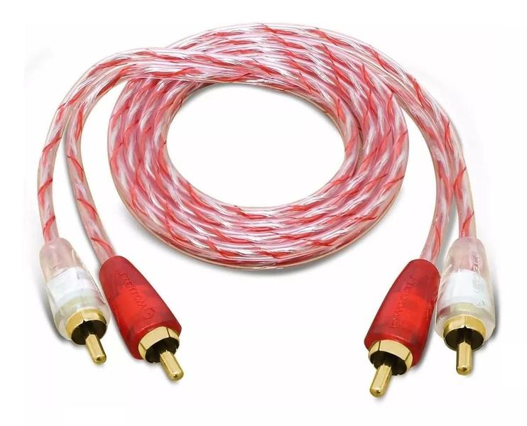 Imagem de Cabo Coaxial Rca Stetsom 1 Metro Banhado A Ouro