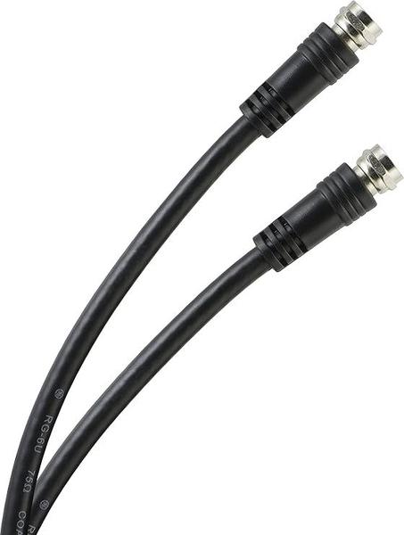 Imagem de Cabo Coaxial Rg6 Preto 10 Metros P/ Antena Tv Montado Rgp03