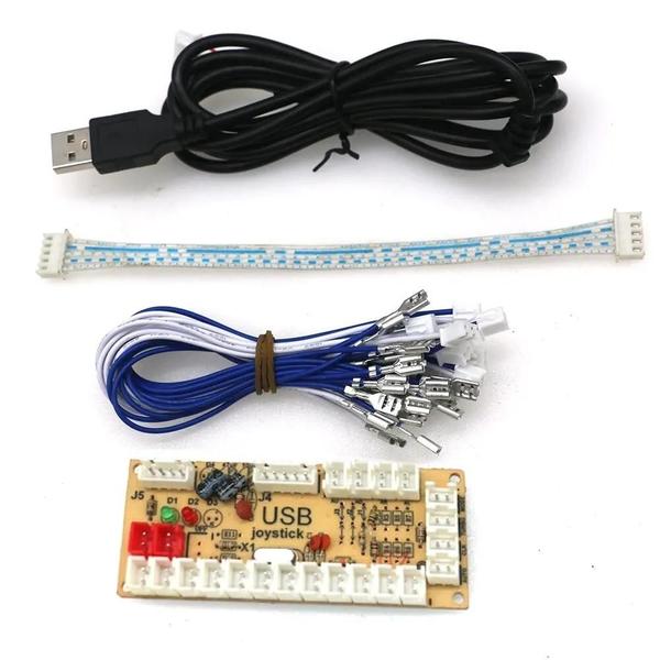 Imagem de Cabo Codificador De Placa Usb Para Pc Raspberry Pi Jogo De Arcade Sanwa Joystick Botão Controlador