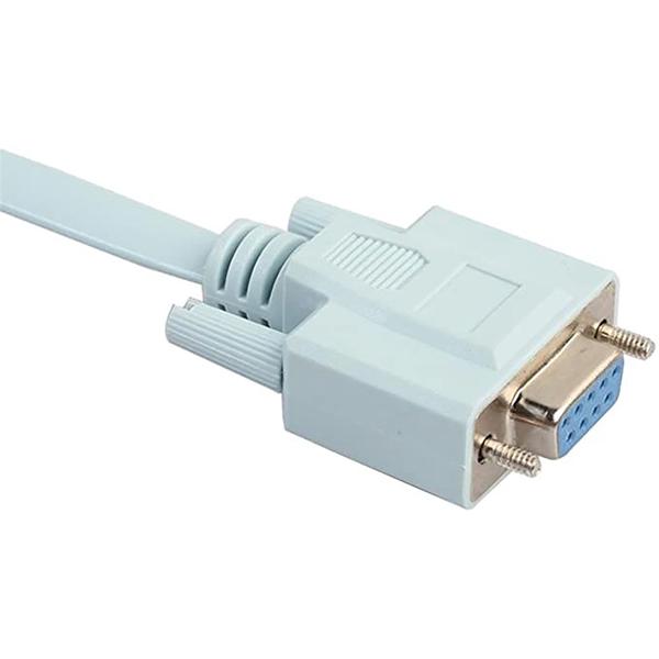 Imagem de Cabo Console Rs232 9-pin Serial Para Rj45 Cat5 Ethernet