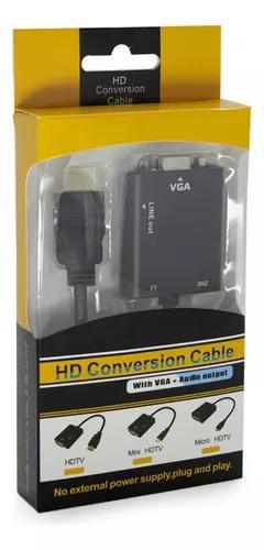 Imagem de Cabo Conversor Adaptador Hdmi P/ 2 VGA01