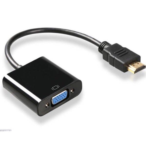 Cabo Conversor Adaptador Hdmi Para Vga Com Saida De Audio - keedi Imagem de Cabo Conversor Adaptador Hdmi Para Vga Com Saida De Audio