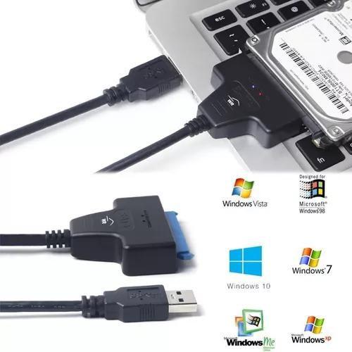 Cabo Conversor Adaptador Usb 2.0 Sata Dual Usb Hdd FY774 Imagem de Cabo Conversor Adaptador Usb 2.0 Sata Dual Usb Hdd FY774