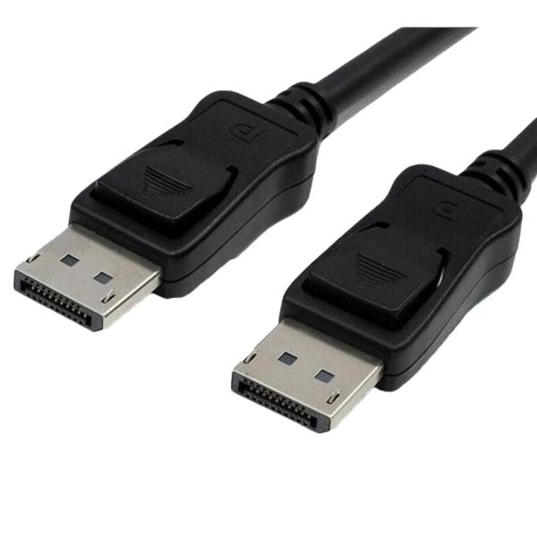 Imagem de Cabo Conversor Adptador Displayport 1.2 4k 1.5m Blindado Cabo Dp X Dp Sem Trava