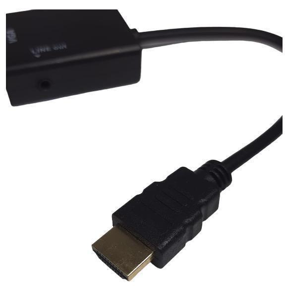 Imagem de Cabo Conversor De Hdmi Para Vga Com Audio Co-01